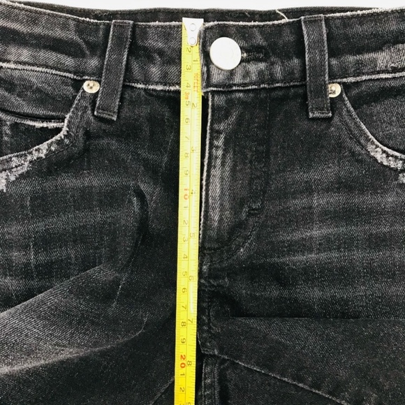 Amo Low Rise Skinny Jeans Black Size 24 - Picture 10 of 11